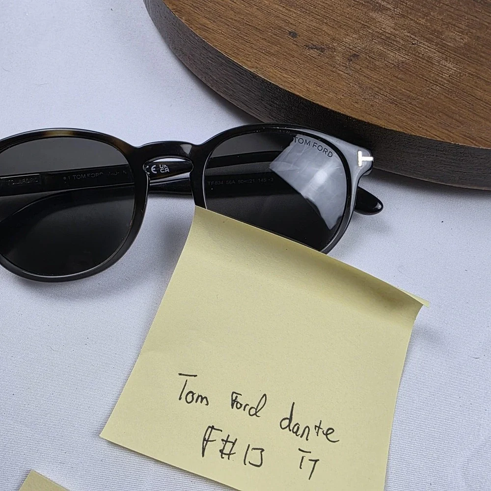 Tom Ford TF834 Dante 56A Sunglasses Mens 50-21-145 Brown Tortoise Gray Italy